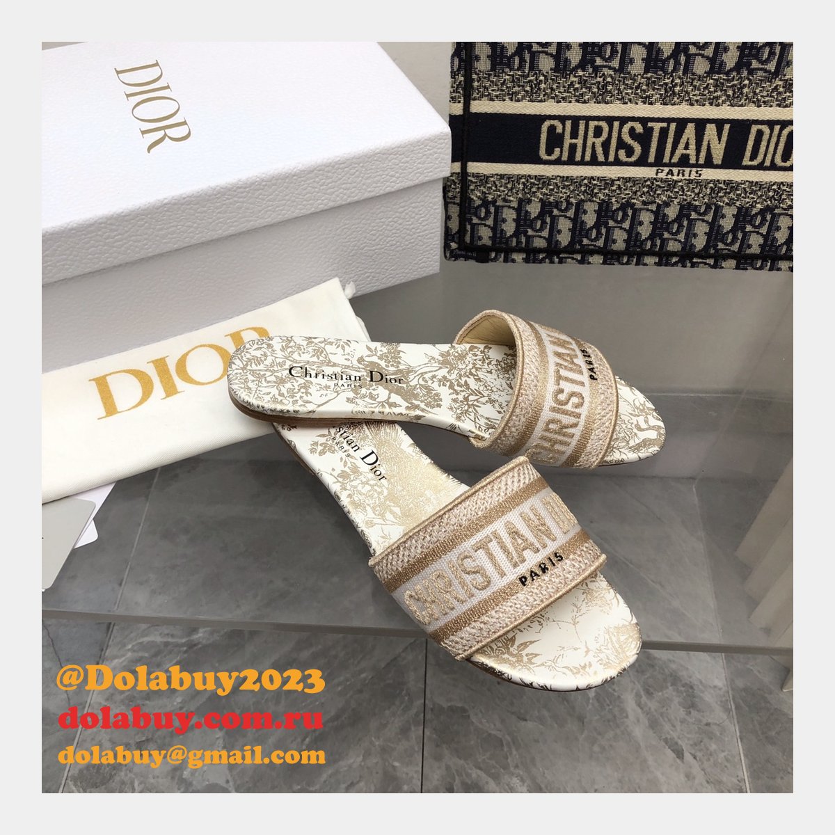 Buy Dior Sell online Best Quality Replica Sandals Shoes