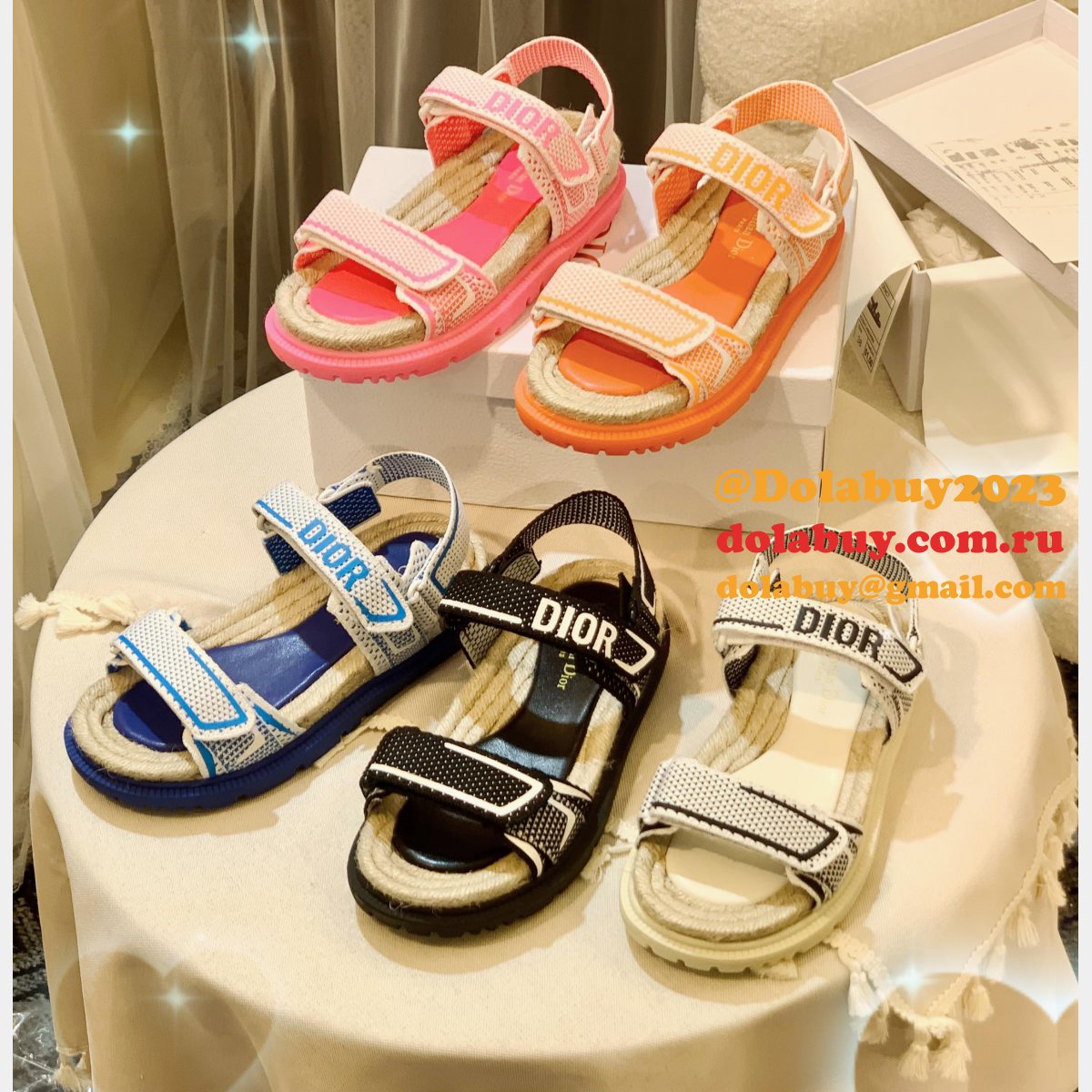 7 Star Luxury DIOR SANDALS Best Replica