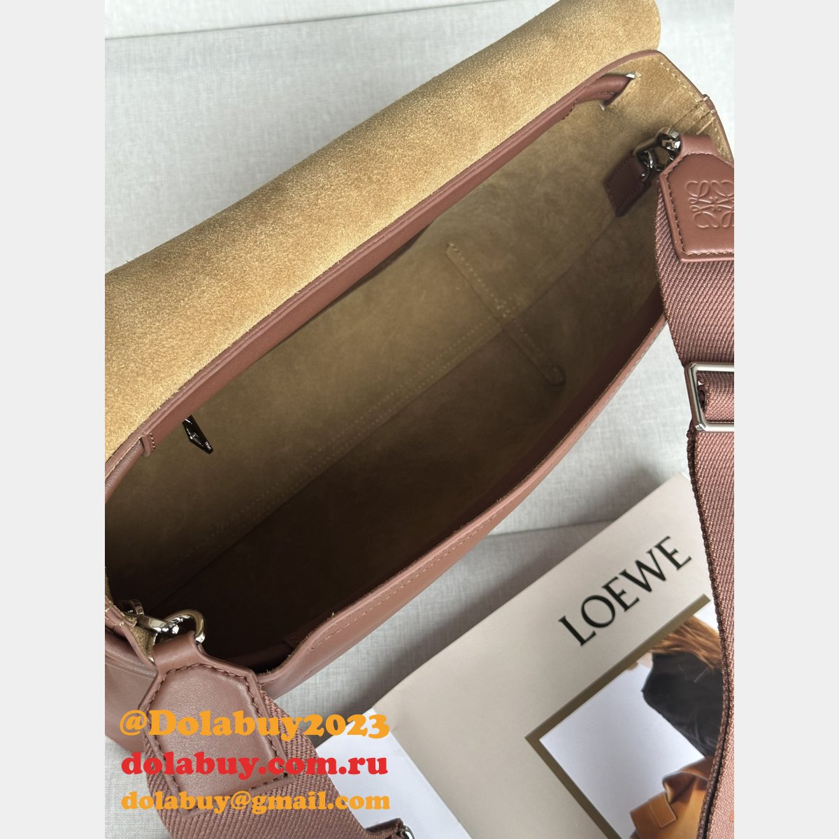 Best loewe Flamenco satchel Cheap Messenger Bag