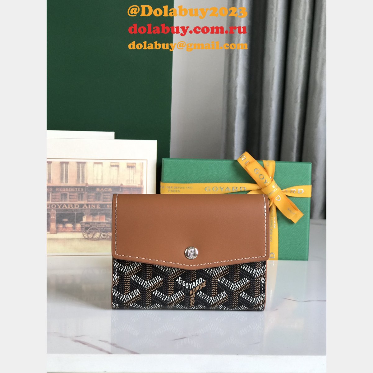 Top Quality Goyardine  Saint-Gabriel wallet