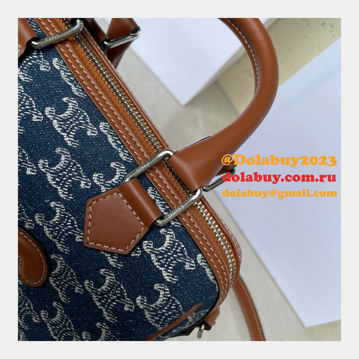 Celine Top Quality Small Boston Smooth Copy 113773 Bag