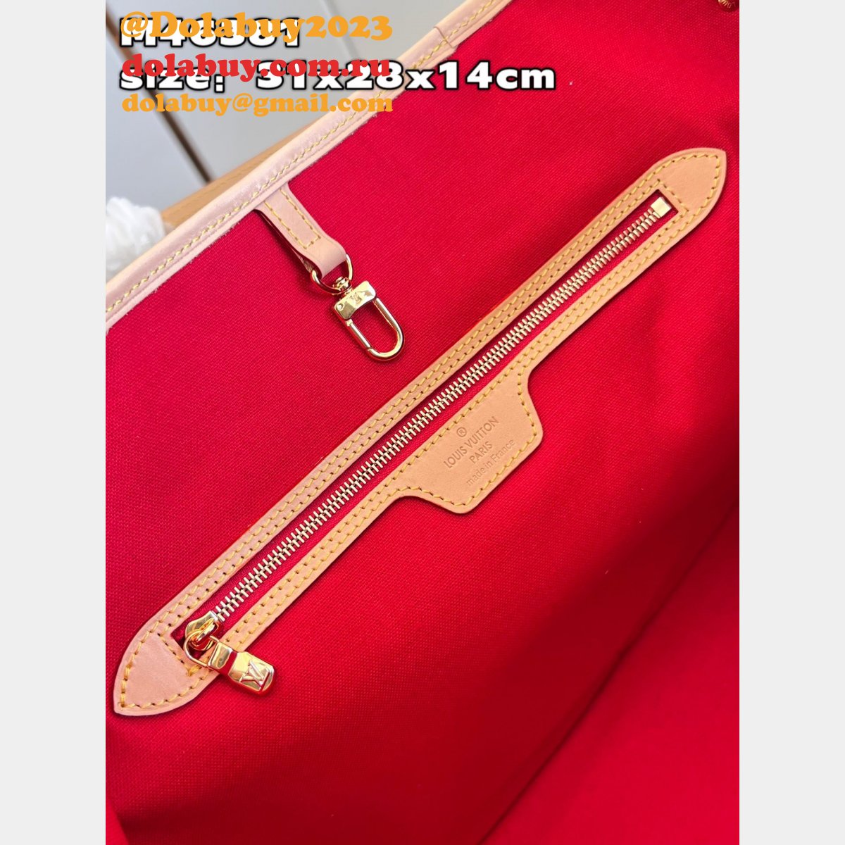 Louis Vuitton LV x YK Neverfull Best M46381 Monogram Handbag