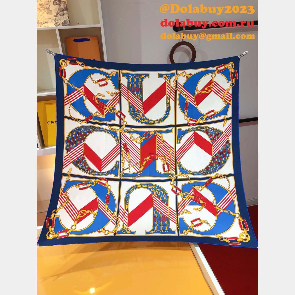cheap G*u*i silk scarf replica design sale
