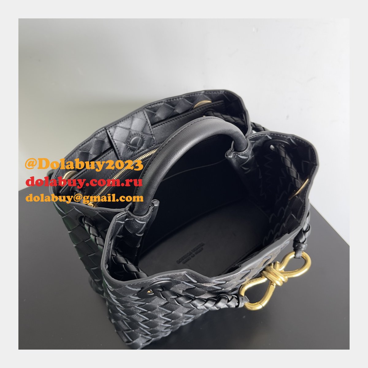 b0tte*a Ven*ta andiamo small 25cm bag leather strap