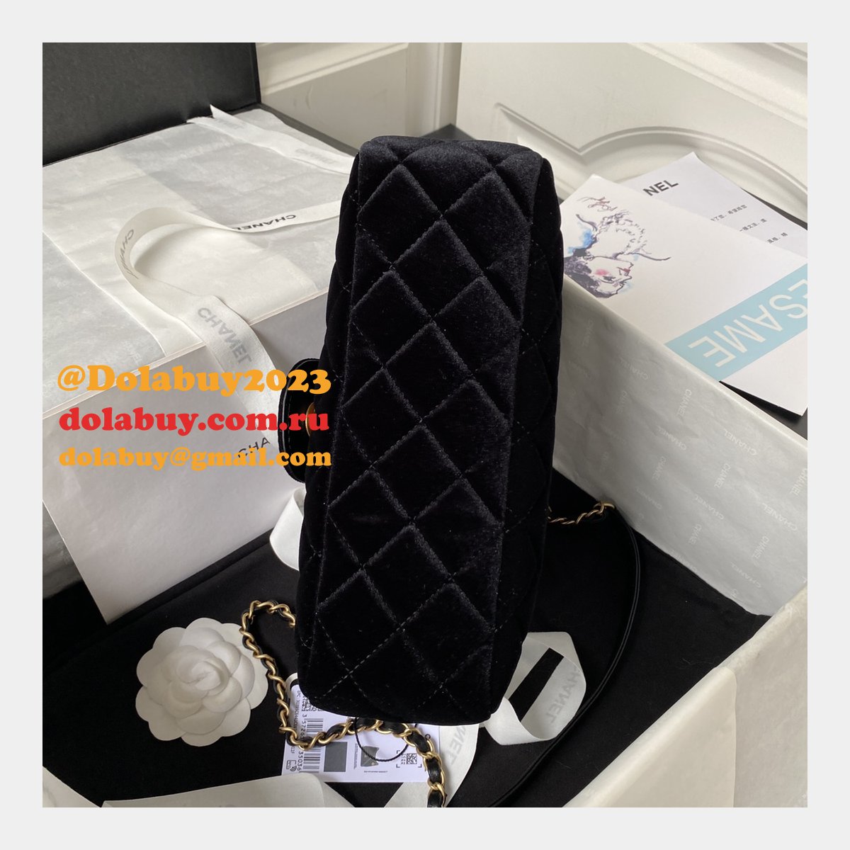Buy Replica Hobo Luxury AS4322 Fake Designer Velvet Bag