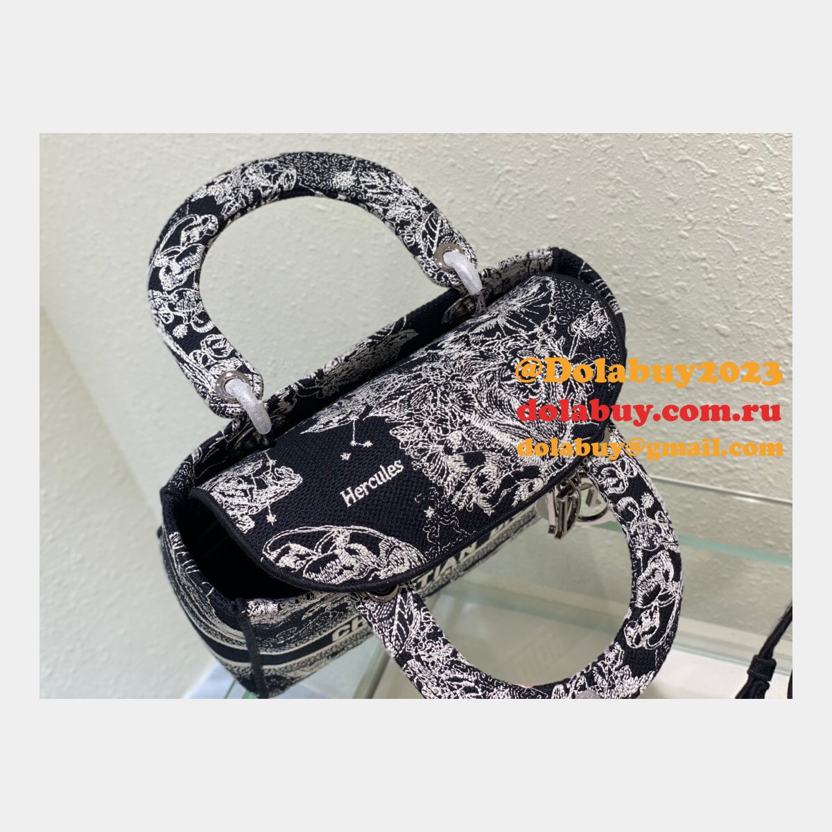 Leather Lady Dior 24cm Luxury Replica Brand Designer Bags