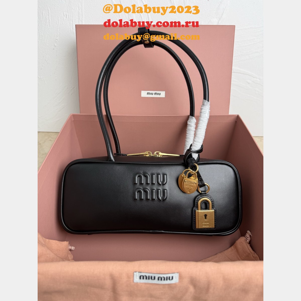 7 Star MIU MIU Beau Leather 5BB173 Bag