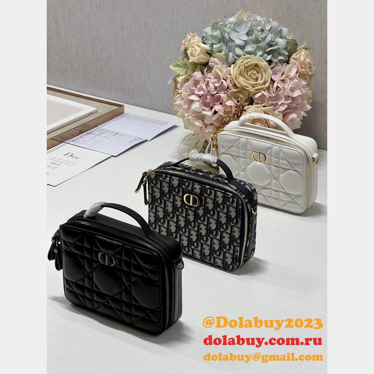 High Quality Dior 5140/2141 Replica Caro Box Bag