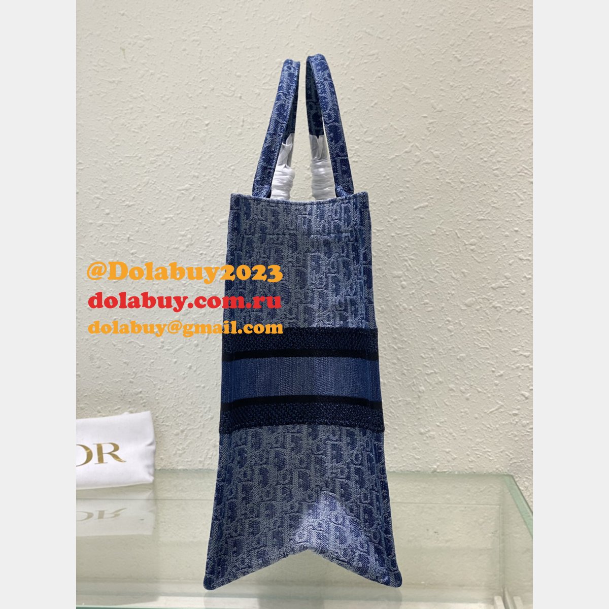 Luxury Dior Book Tote denim 2024 new bag