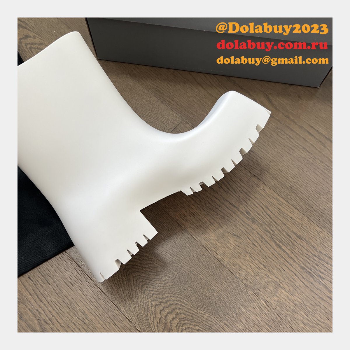 Replica Balenciaga Luxury Trooper Rubber Boot 1:1 Mirror Dolabuy