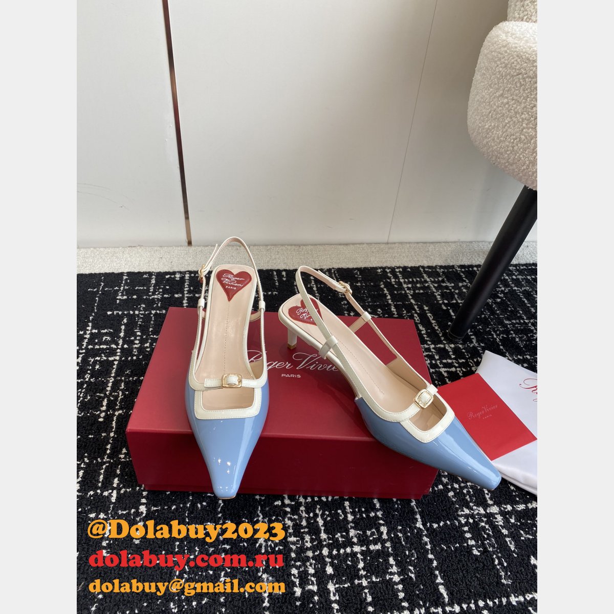 roger u1u1er wholesale slingback heels designer knockoff shoes