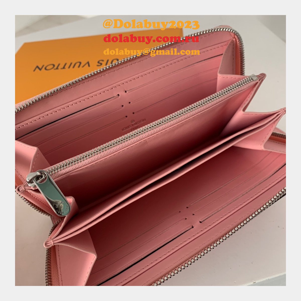 Louis Vuitton M61867 Fake Zippy Wallet Mahina Multiple Colour