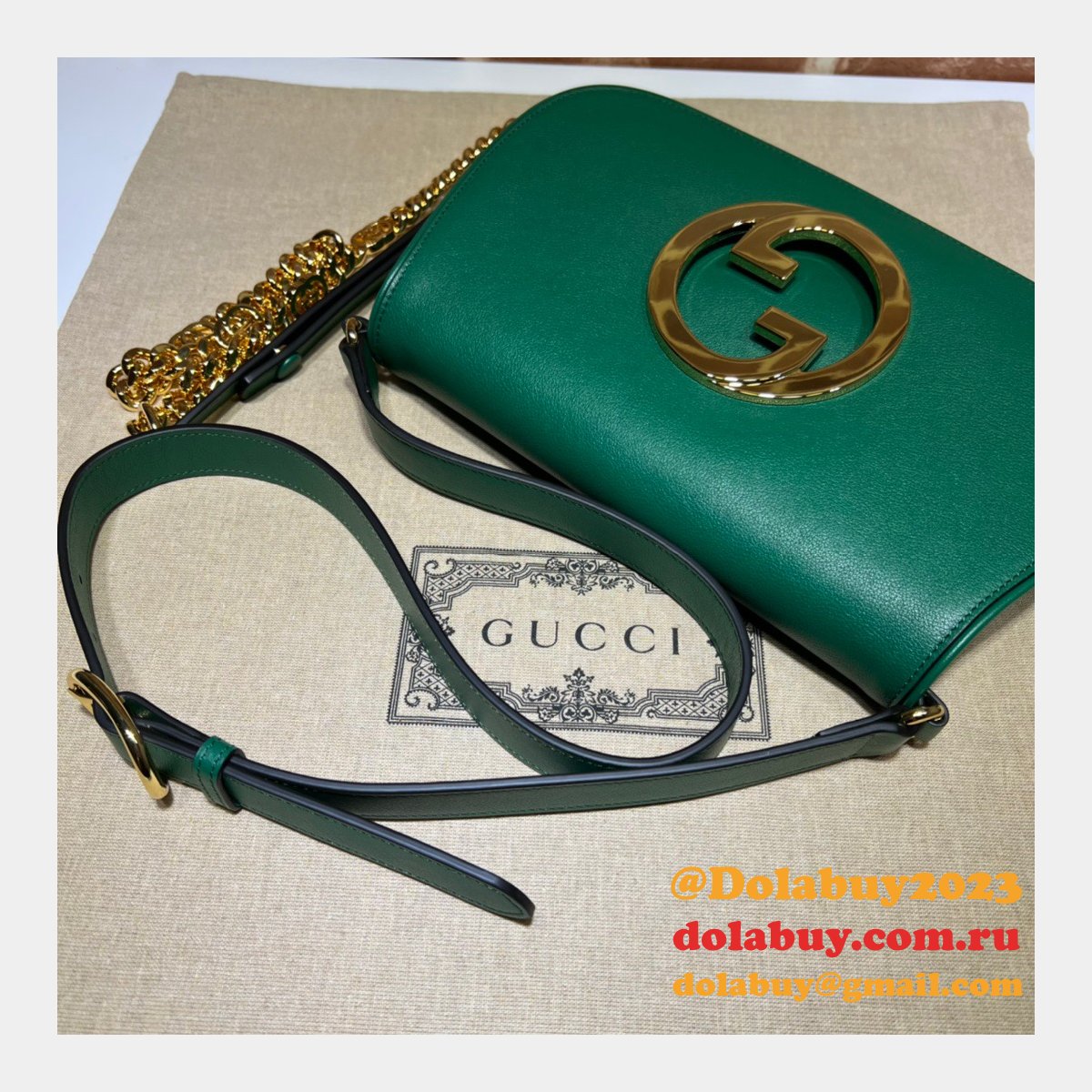 luxury G*u*i wholesale blondie shoulder 699268 fake bag
