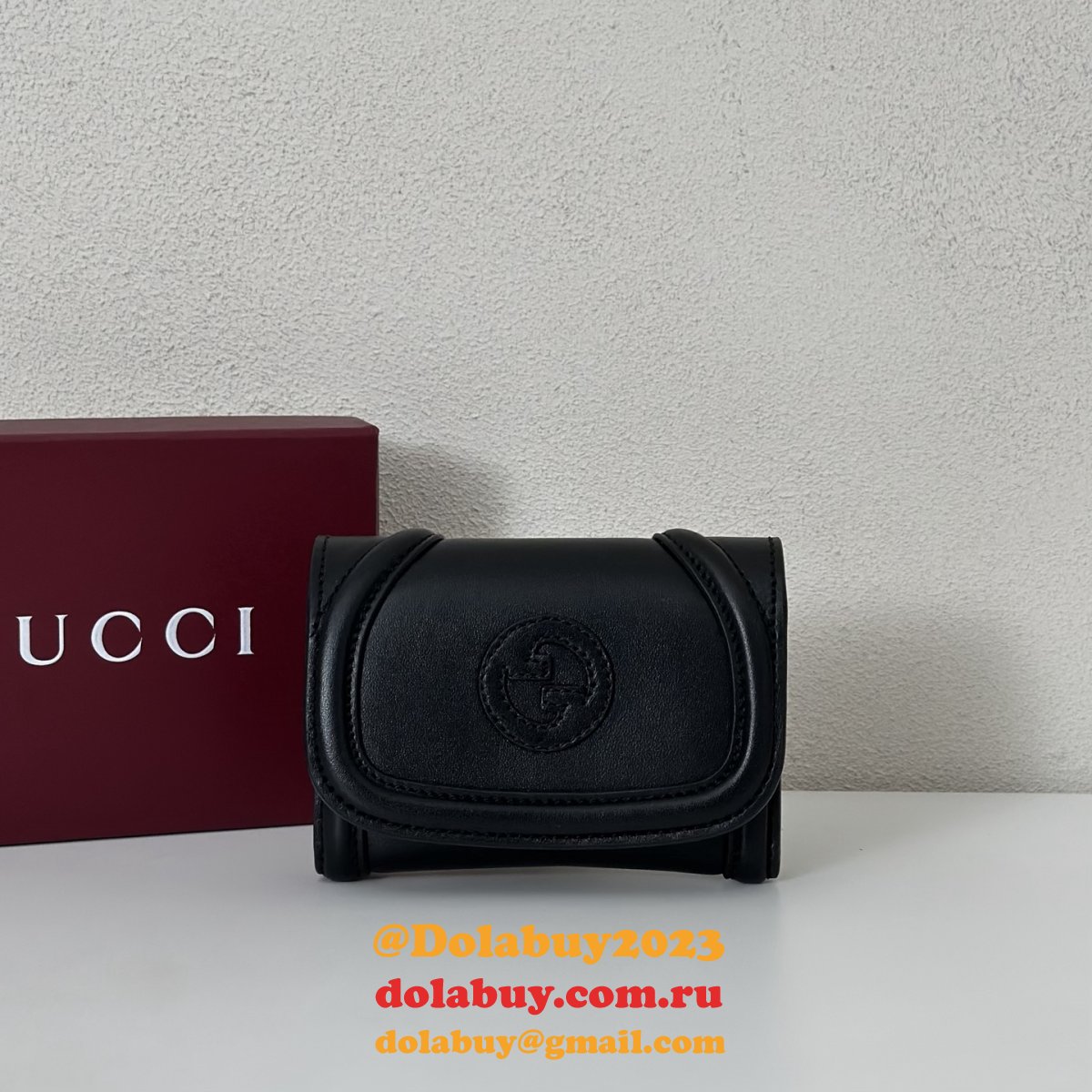 G*u*i knockoff blondie card case leathergoods 818811 bag