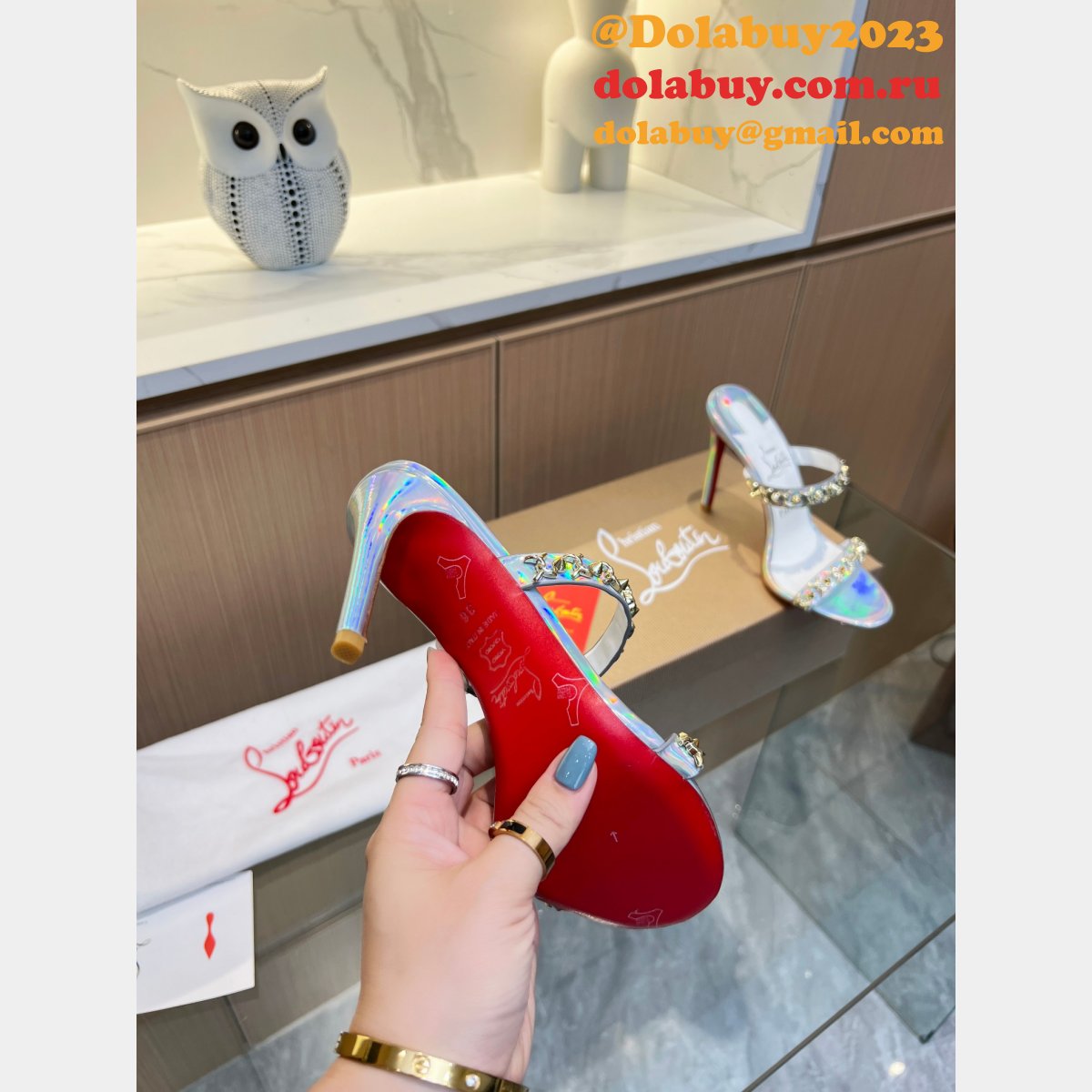 Top Quality 7 Star Christian Louboutin JUST QUEEN High HEEL