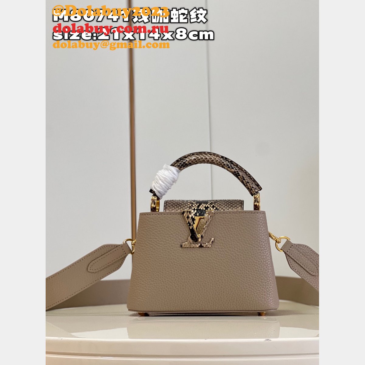 Perfect Capucines LV Quality AAAA M80741 Copy Designer Bag