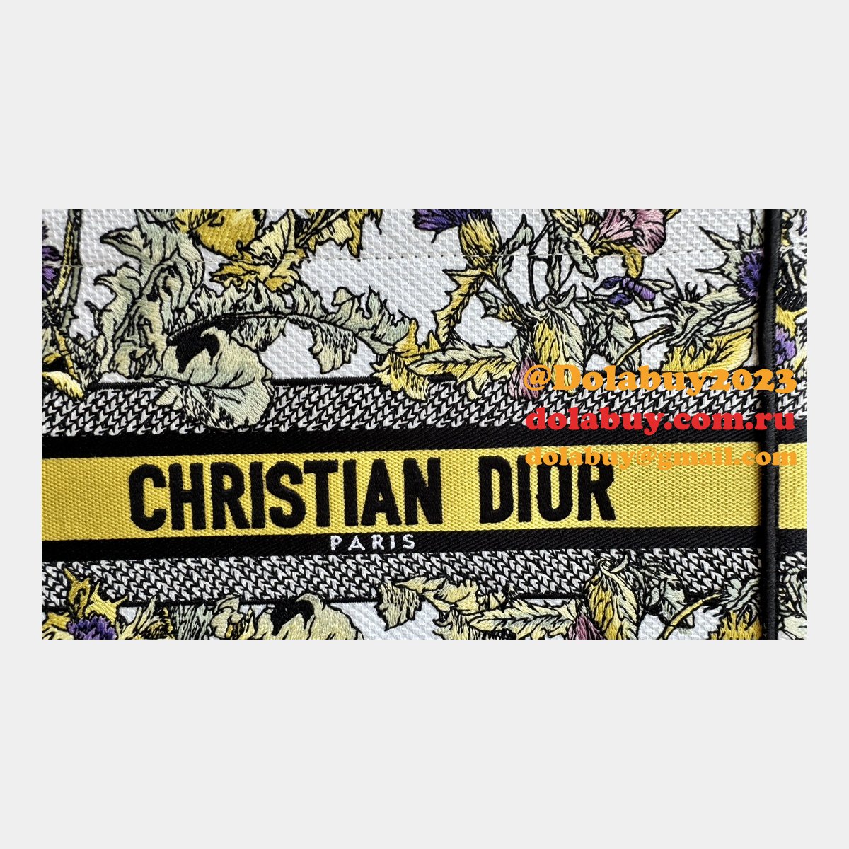 Christian Dior Inspired 7 Star CD Book Tote Bags