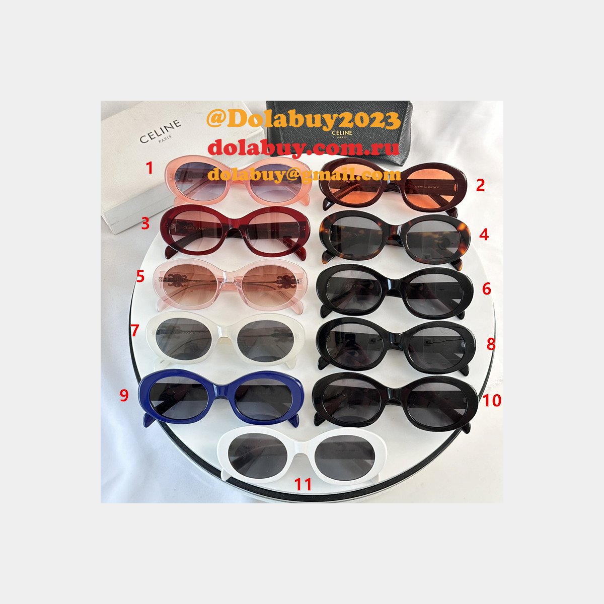 Wholesale celine 40194 Designer SUNGLASSES