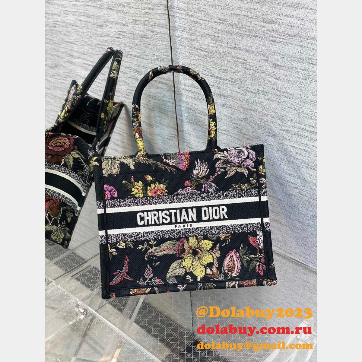 The Best Christian Dior 26.5/36/41.5CM CD Book Tote Replica Bag