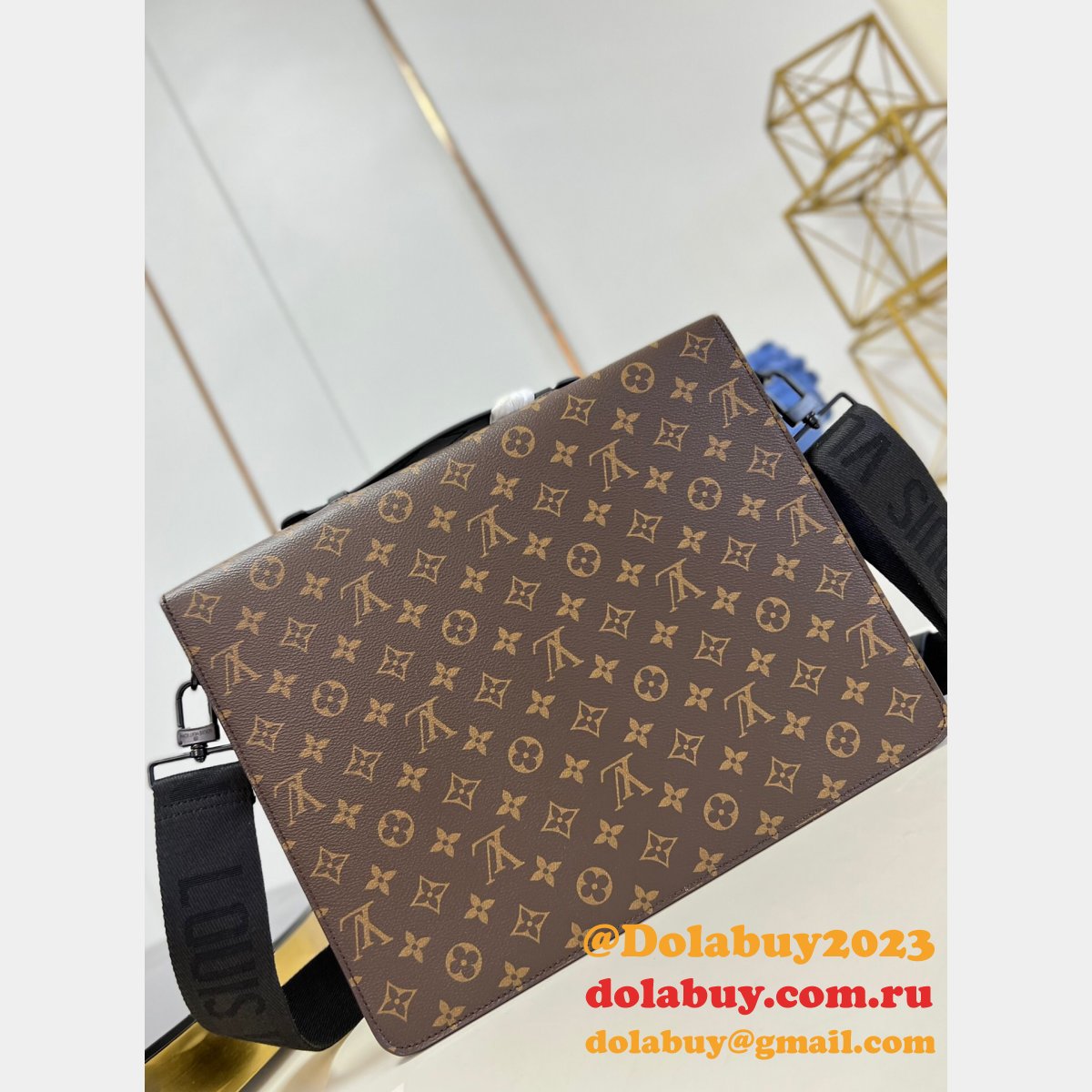 Fashion Perfect Louis Vuitton Replica S Lock Briefcase M20835
