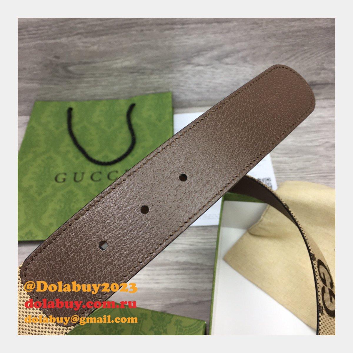 shop 1:1 image mirror G*u*i 3.8cm belts replica bags