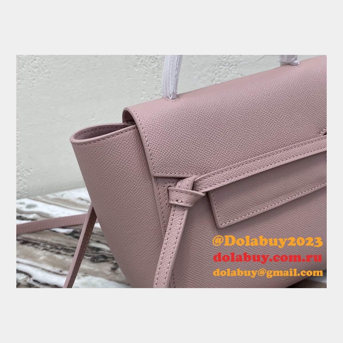 Celine AAA+ celine nano belt pink bag High Quality