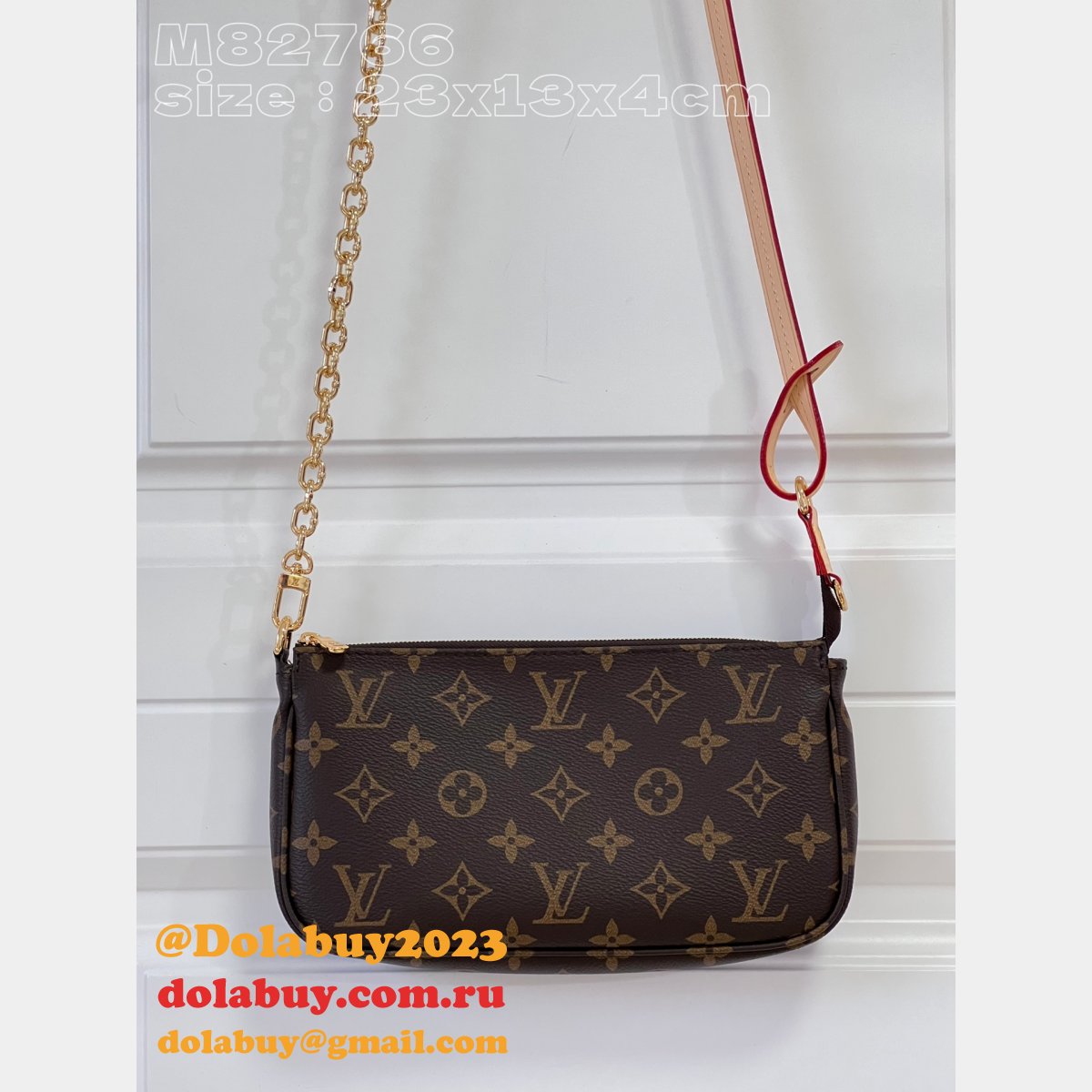 M82766 Pochette Accessoires Monogram Wholesale Louis Vuittons Bag