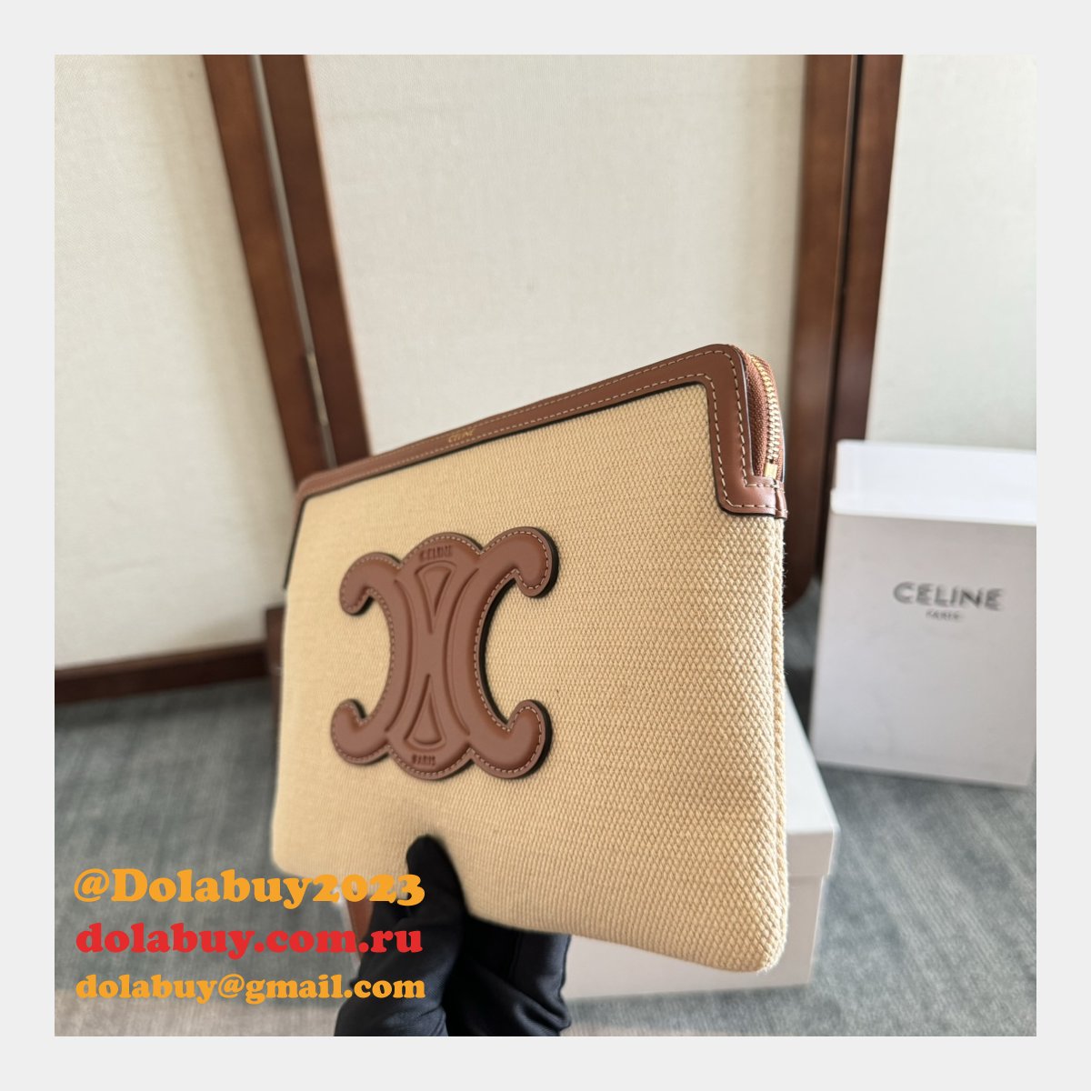 Top Quality Celine Fashion Designer 107502 Clutch