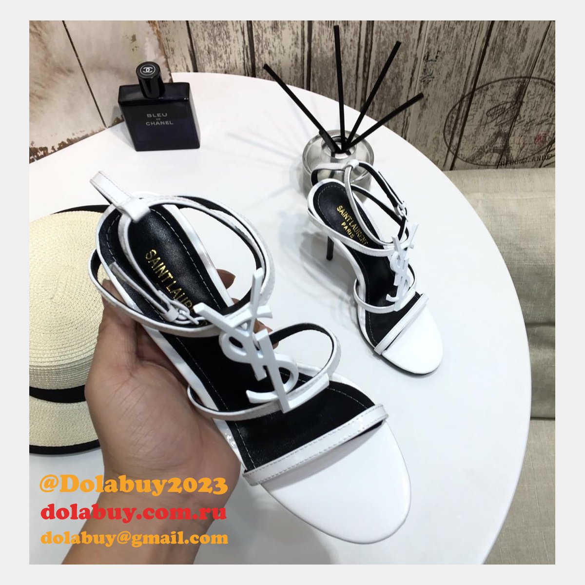 Saint Laurent High Heel Sandals 002