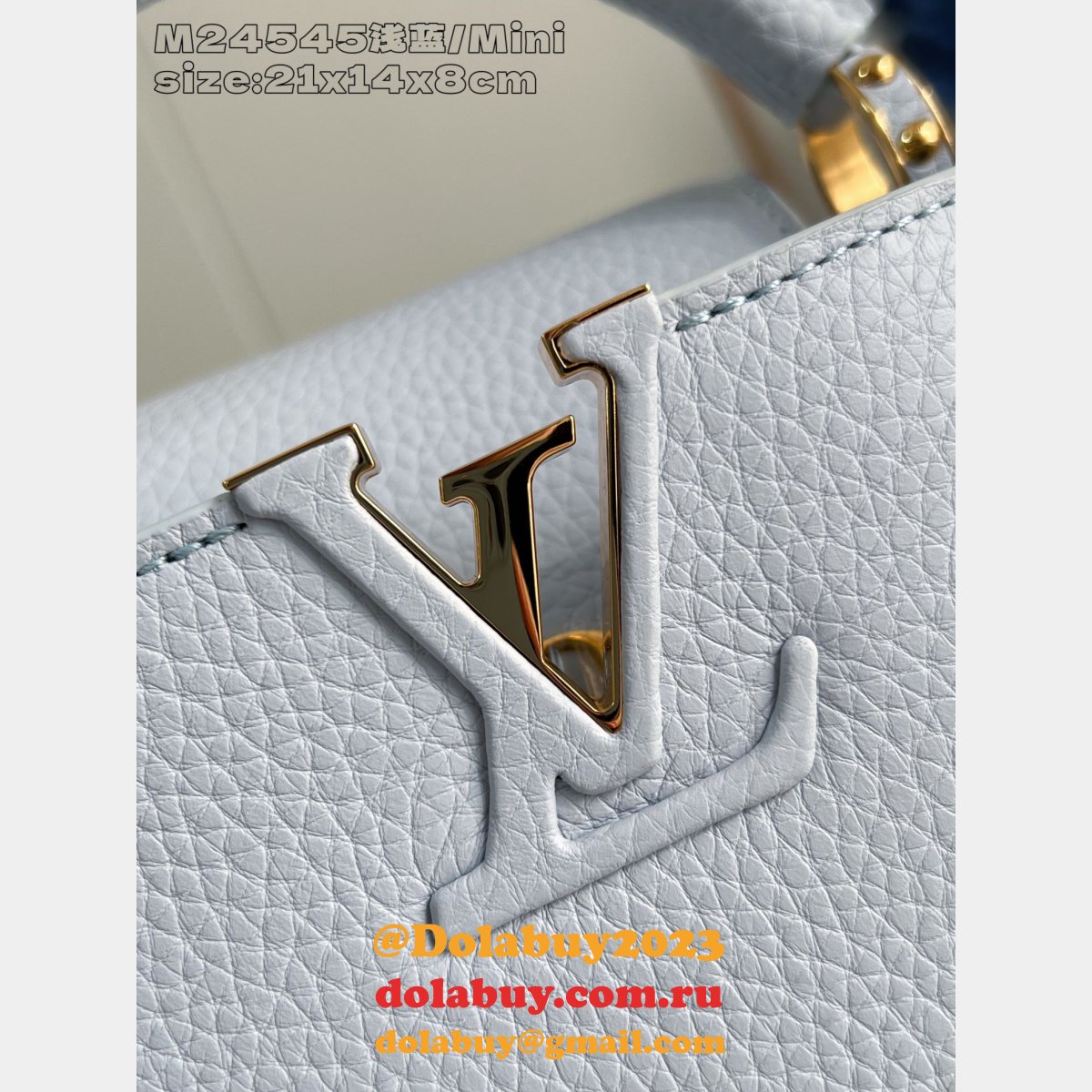 Louis Vuitton Capucines BB Taurillon Leather M24545 Replica Handbags