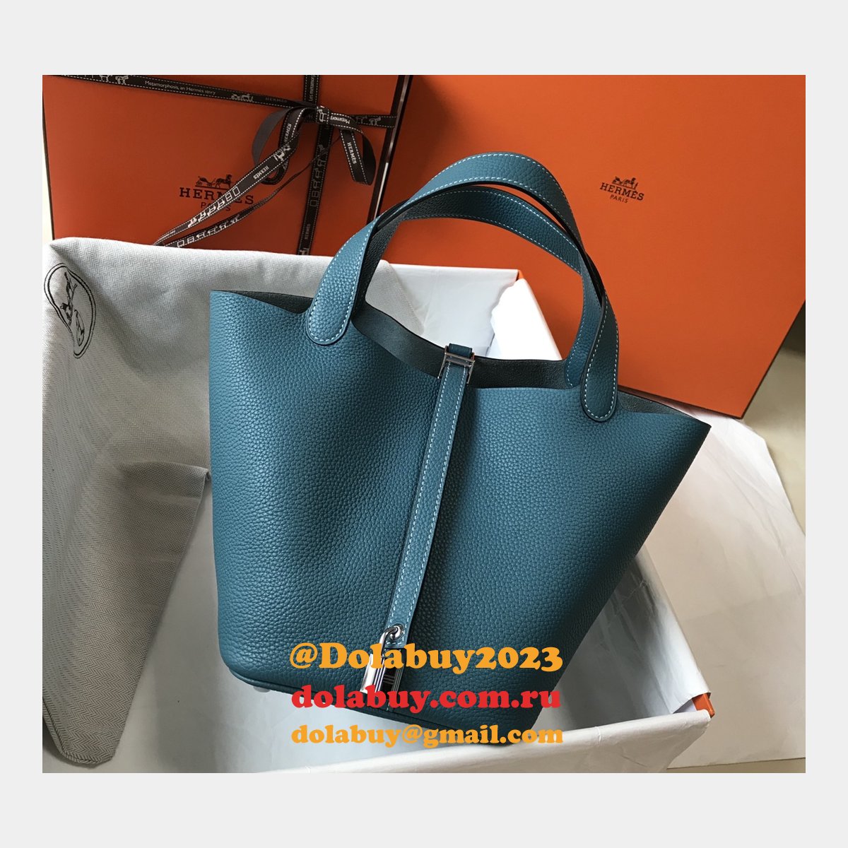 Designer Hermes Picotin Bags 18/22CM Silver Replica Best Online