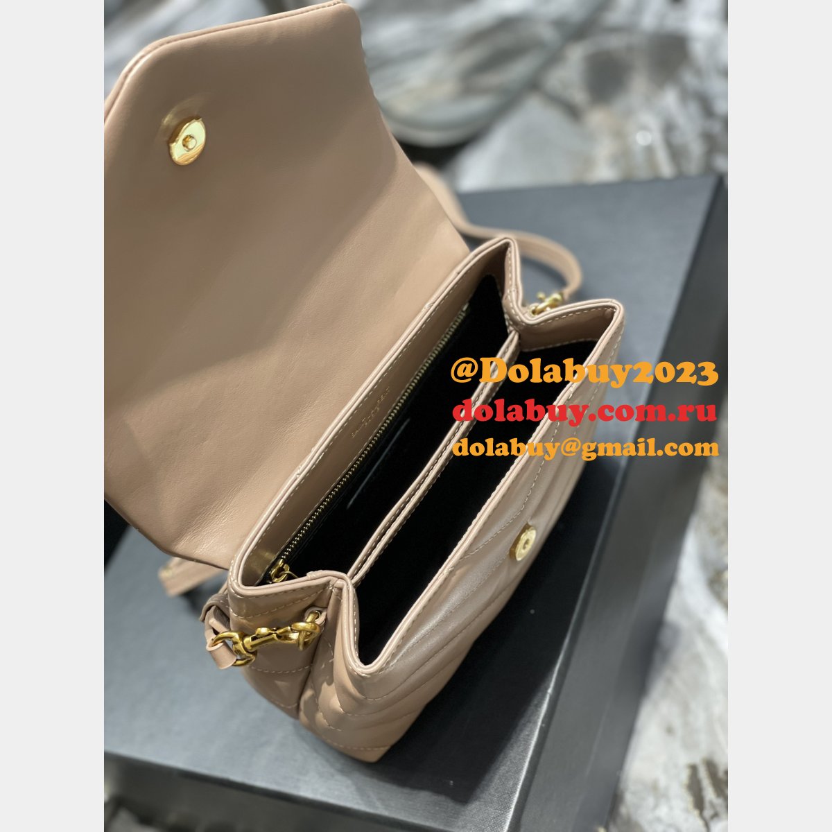 REPLICA YSL 467072 LOULOU SHOULDER BAG 20CM