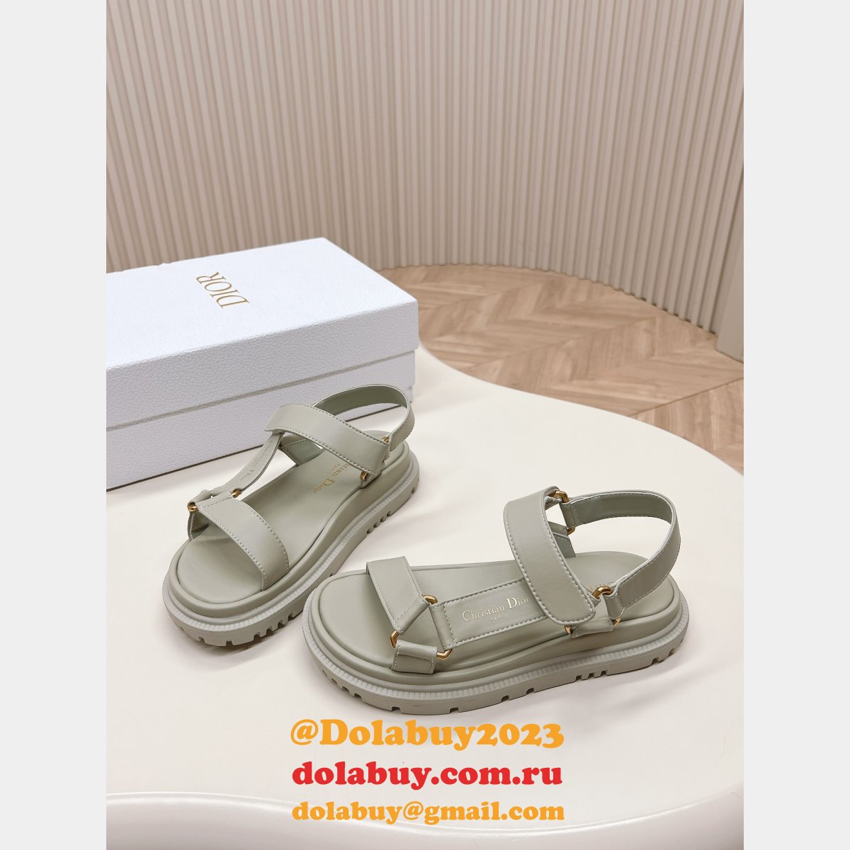 best dior 7 Star D-Wave Sandal lambskin