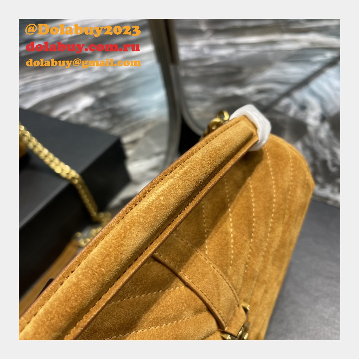 Replica YSL Top Monogram College 392737 Leather Shoulder Bag