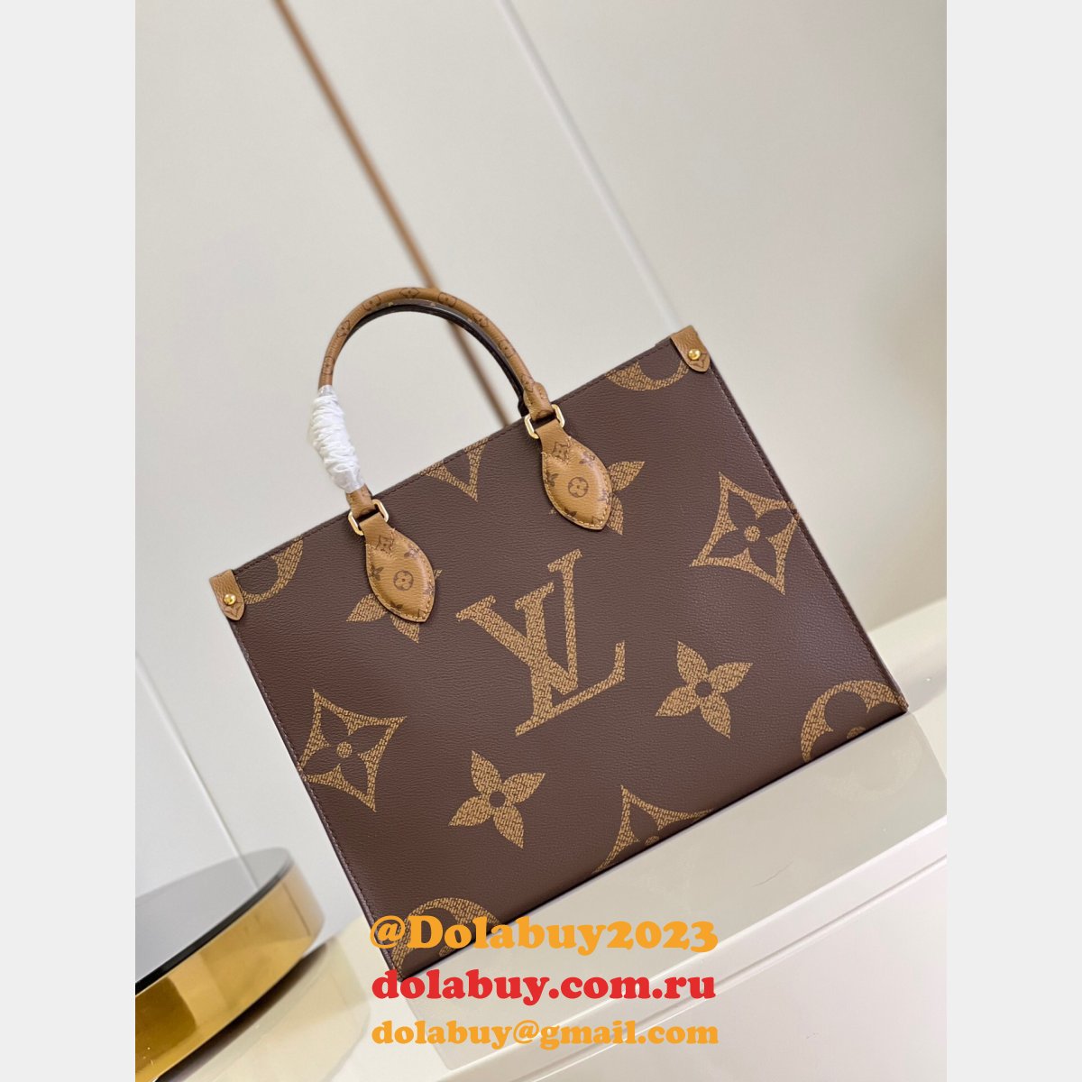 Louis Vuitton Cheap ON THE GO Monogram Bag MM 35CM