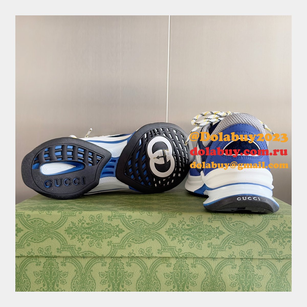 luxury designer G*u*i men run trainer shoes