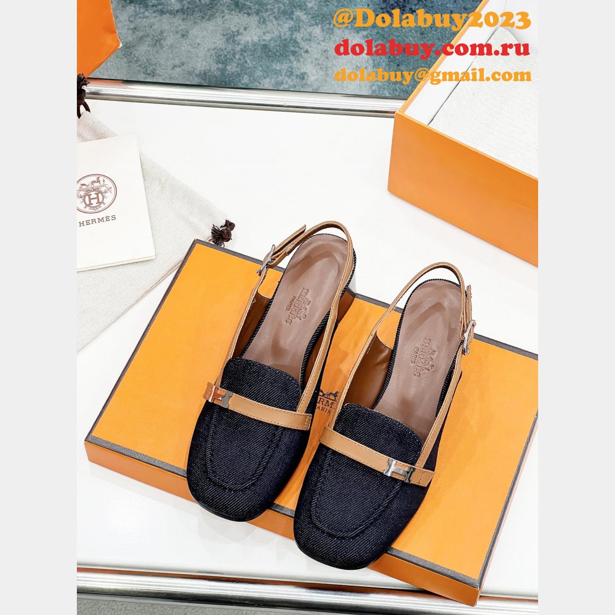 Designer Infinie Pump Hermes Knockoff Sandals Shoes