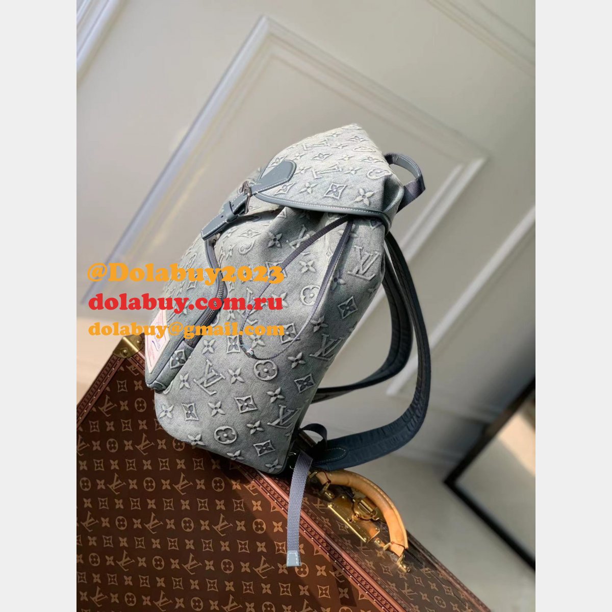 Montsouris Backpack Perfect Louis Vuitton M22534 Replica Bag