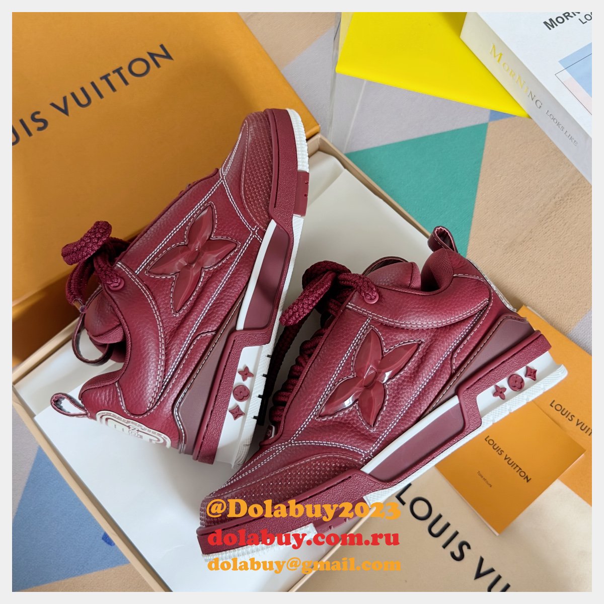 Best LV Skate Sneaker Cheap