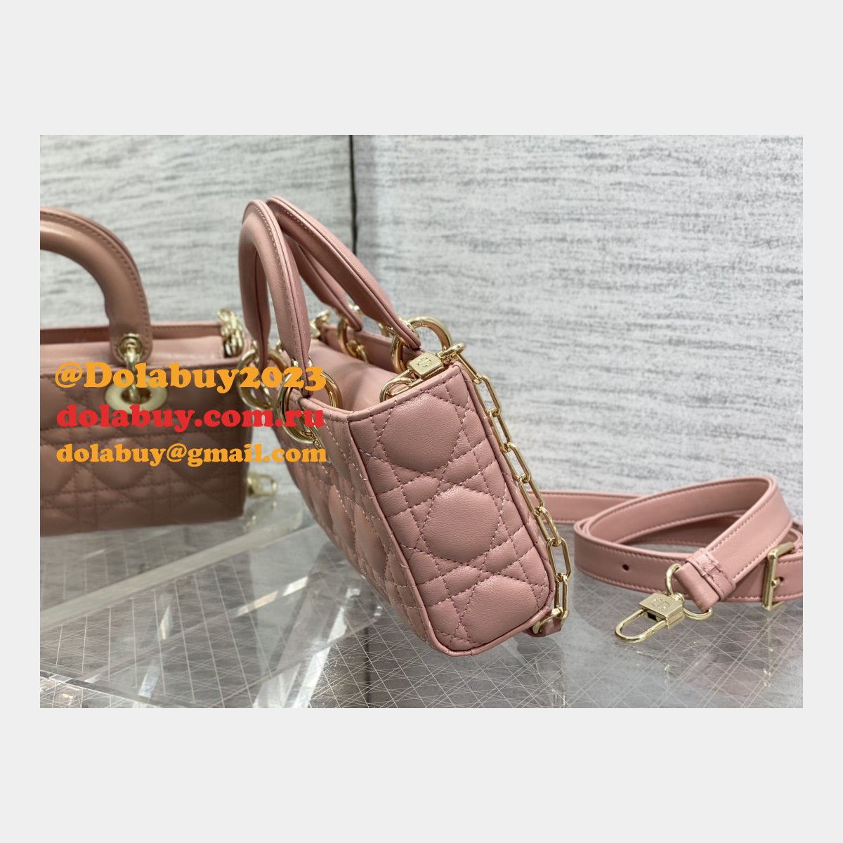 Best Website Dolabuy Top Quality Replica Dior D-joy 22.5cm Bag