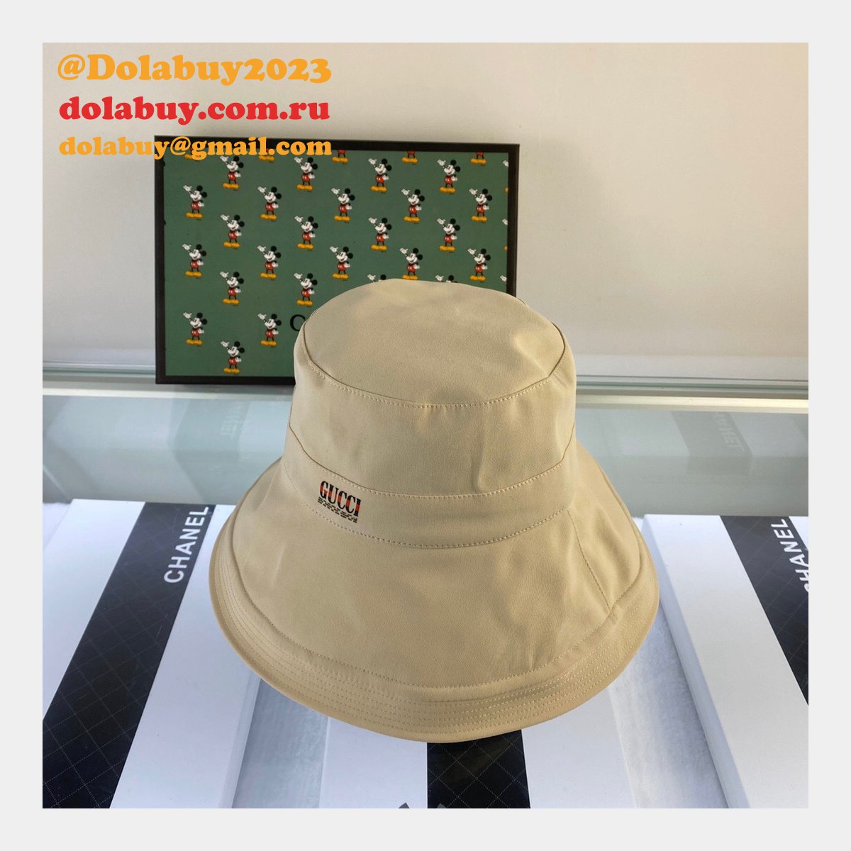 luxury G*u*i foldable simple fisherman hat