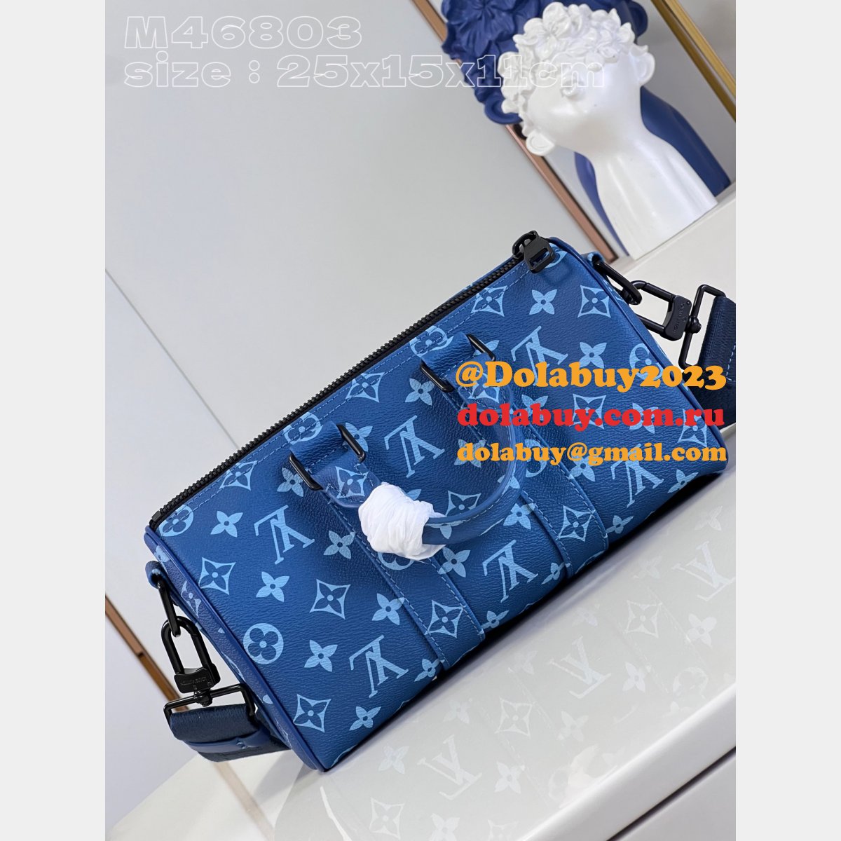 Keepall Bandoulière 25 M46803 Copy Louis Vuitton Replica Bags