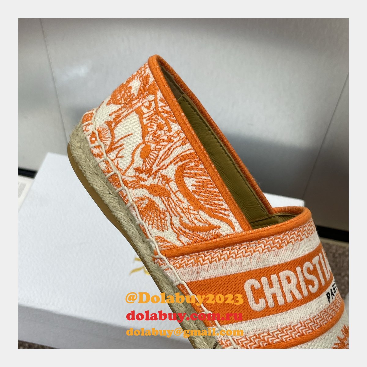 Wholesale Fashion Dior Granville Espadrille