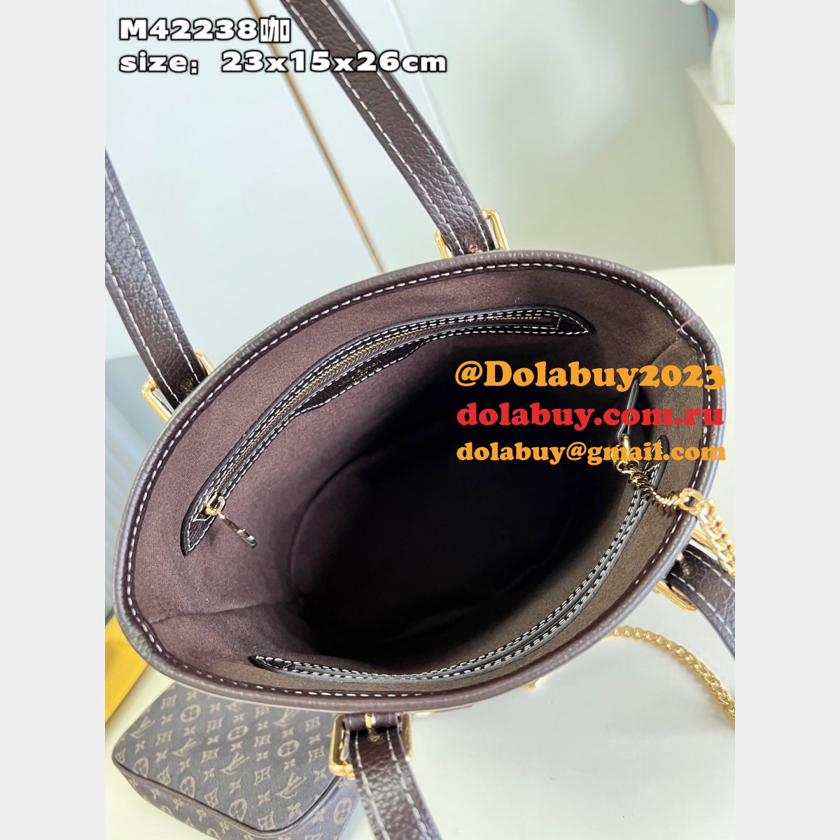 Replica Louis Vuitton Bucket Designer M42238 Shoulder Tote Bag