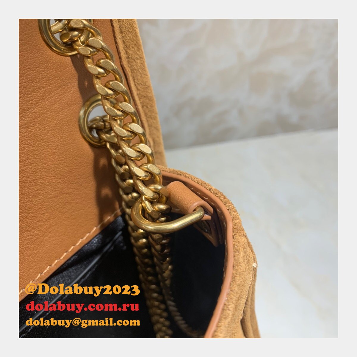 Ysl Saint Laurent niki mini Top Quality 22cm Brown Bag