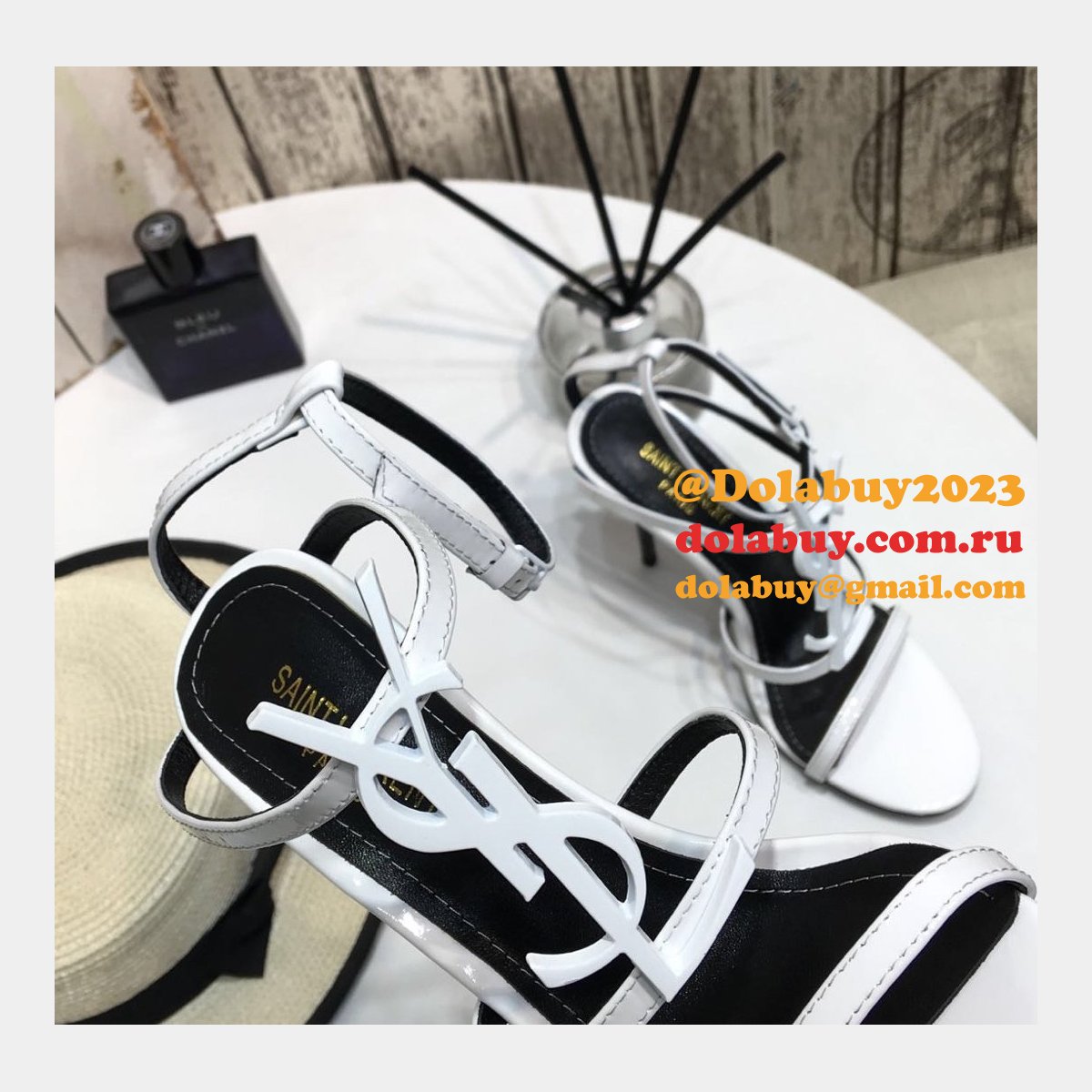 Saint Laurent High Heel Sandals 002