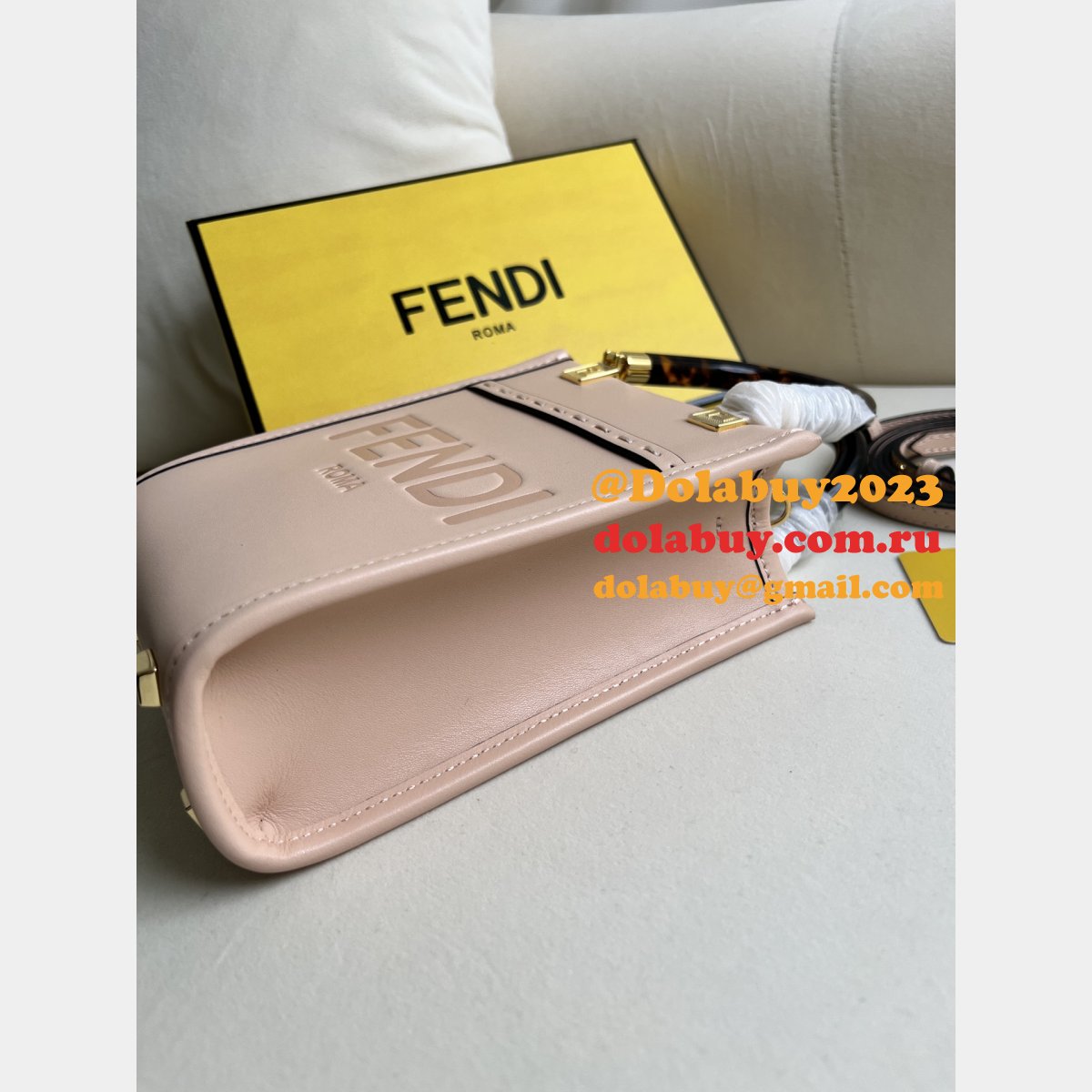 7 star F**di roma sunshine mini handbag