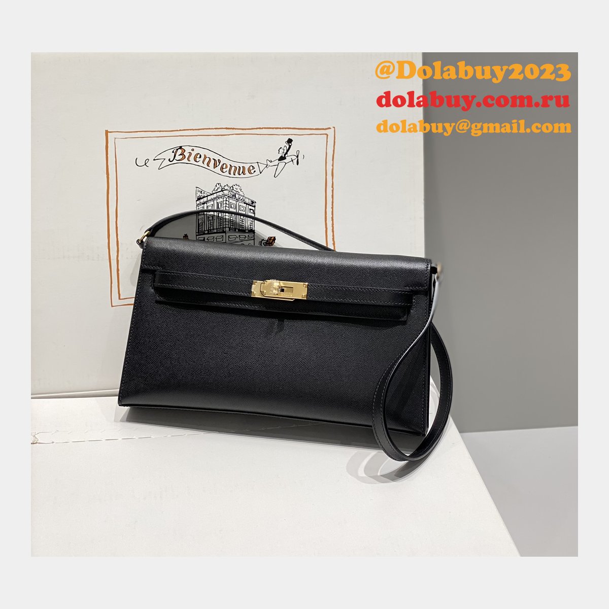 Luxury hermes kelly elan Customized Madame BAG