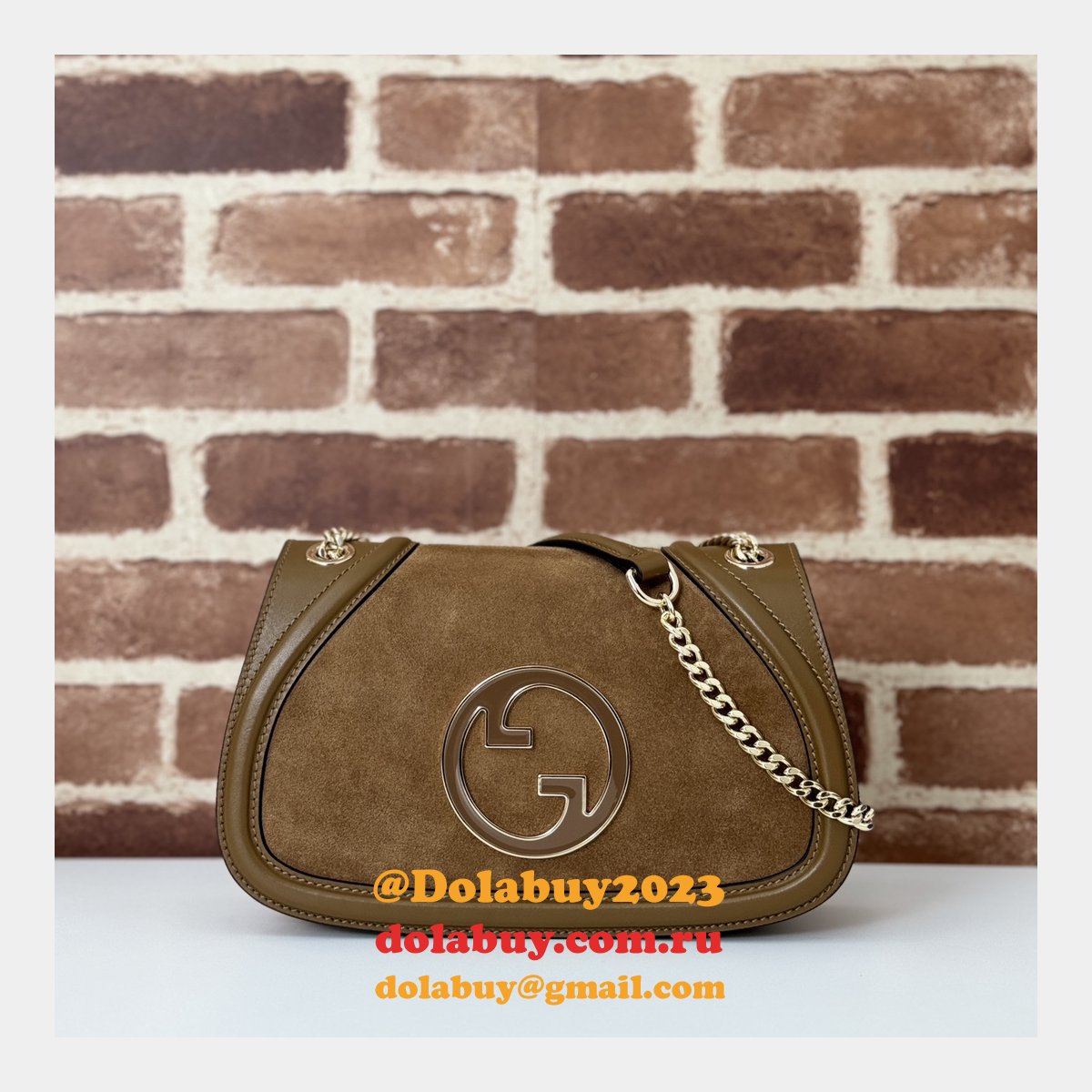 G*u*i replicas 815715 blondie chain shoulder 1:1 mirror bag