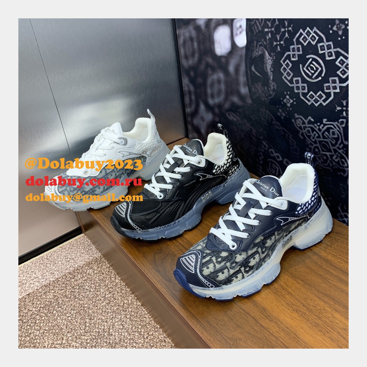 The Best Replicas Dior Vibe Sneakers AAA+ Quality Shoes